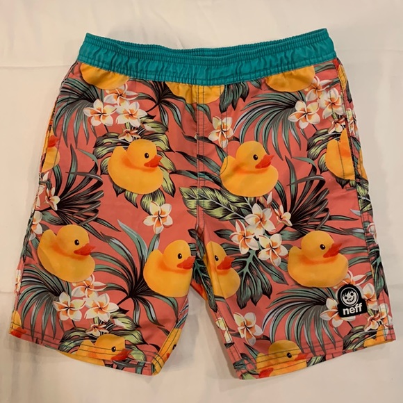Neff Other - DUCKY 17" HOT TUB VOLLEY SHORTS